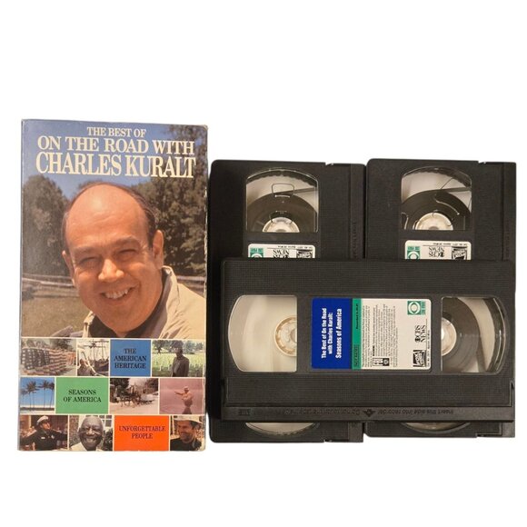 The Best Of On The Road With Charles Kuralt VHS 3 Tape Set Vintage Travel - Picture 1 of 16